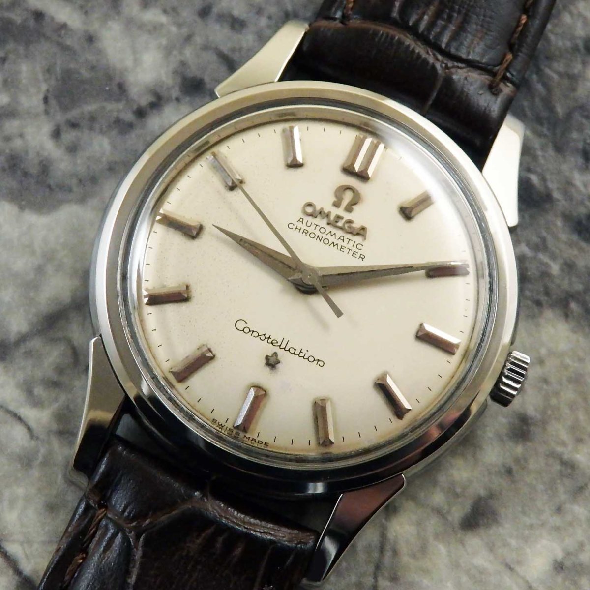 OMEGA(オメガ)Constellation(コンステレーション)ノンデイト 自動巻クロノメーター CAL.551 Ref.14381 |  アンティーク時計の販売ならアンティークウォッチライフ