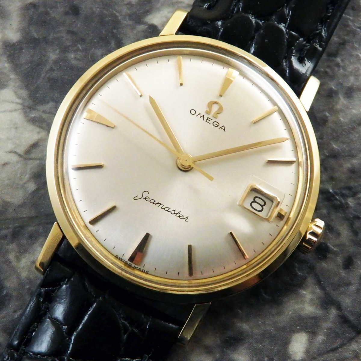 オメガ シーマスター アンティーク・ヴィンテージ時計 1961年 金 ゴールド