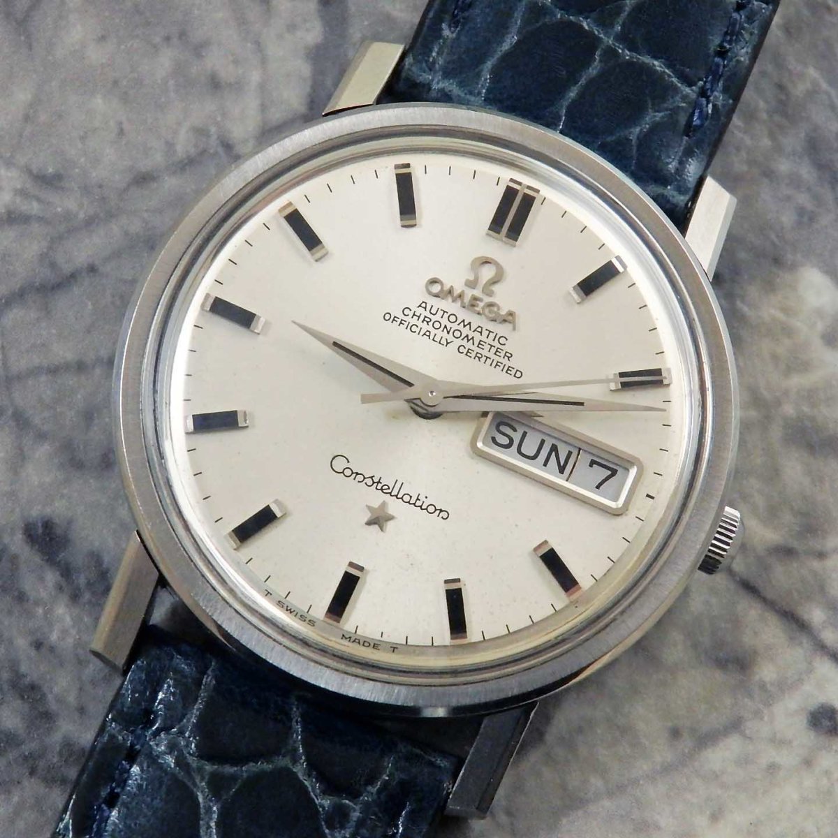 OMEGA(オメガ)constellation(コンステレーション)Cal.751 自動巻き クロノメーター Ref.168-016 希少  ドルフィン針 | アンティーク時計の販売ならアンティークウォッチライフ