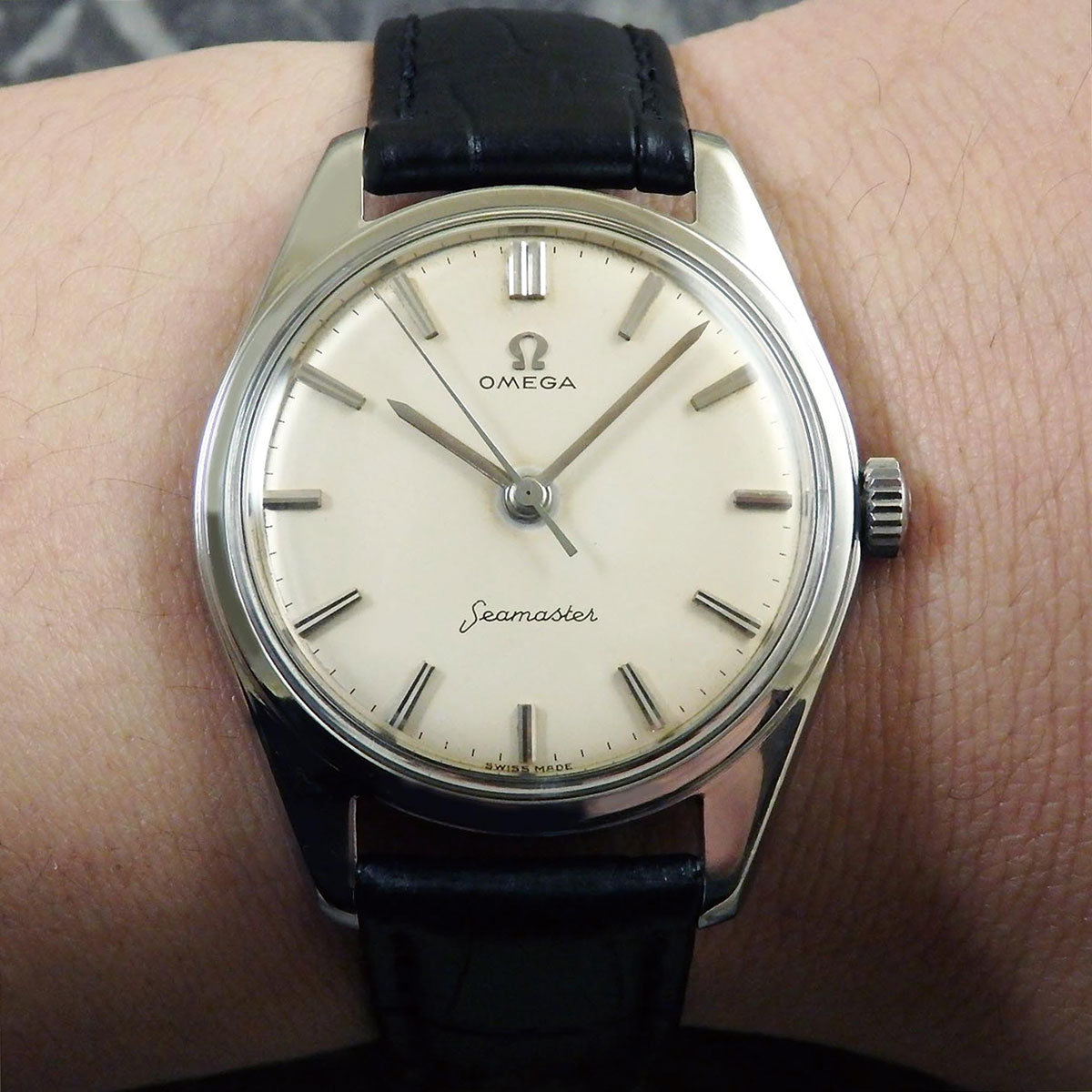 OMEGA(オメガ)シーマスター 30ミリキャリバー ランチェロケース 1960年