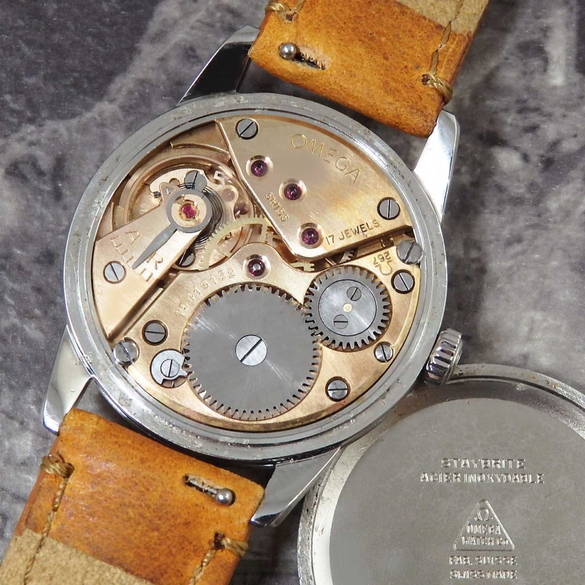 OMEGA 手巻き時計 レッドダイヤル オメガ ジュネーブグランプリダイヤル 1970年製/昭和45年製 手巻き