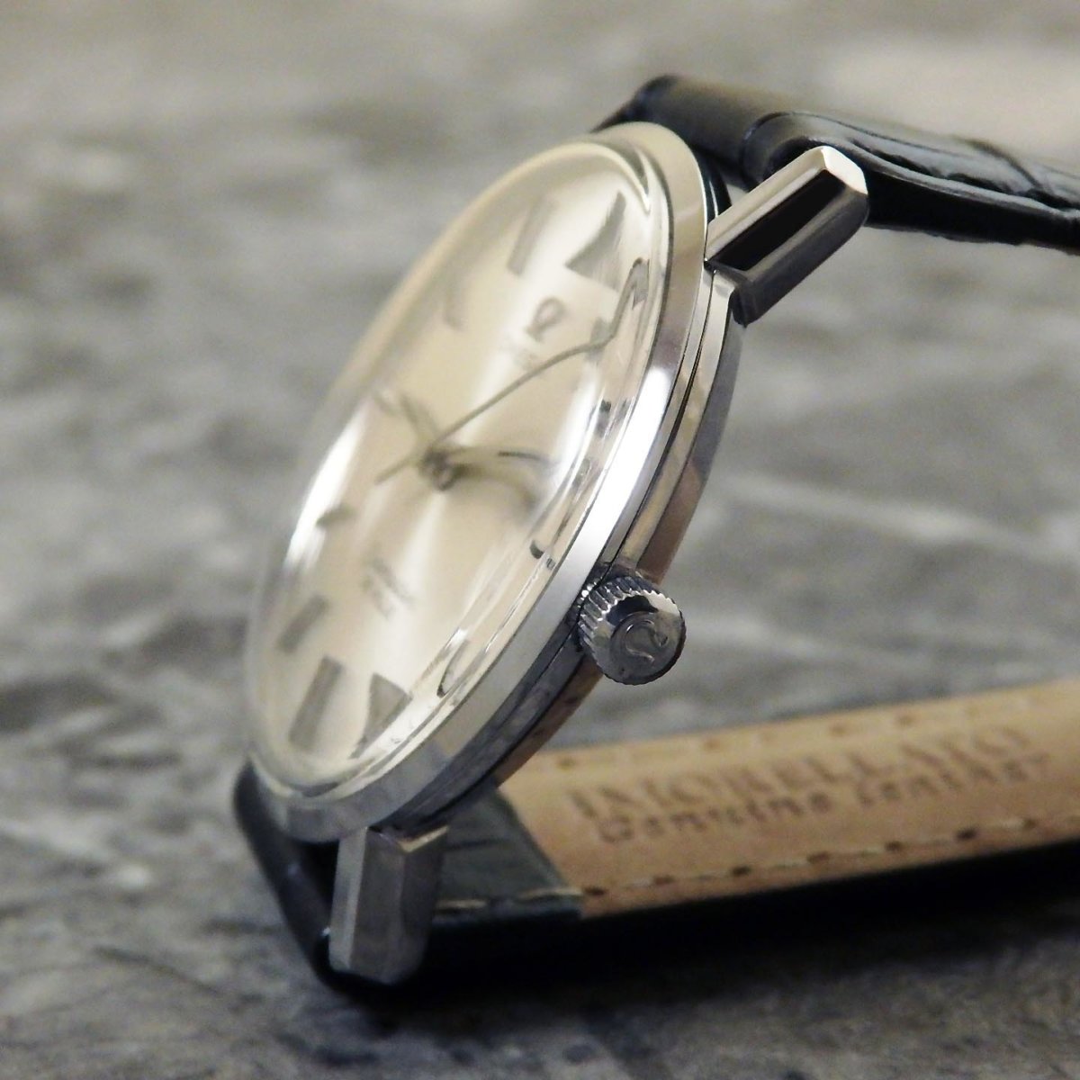 OMEGA シーマスター アンティーク ペンシルハンド シルバー文字