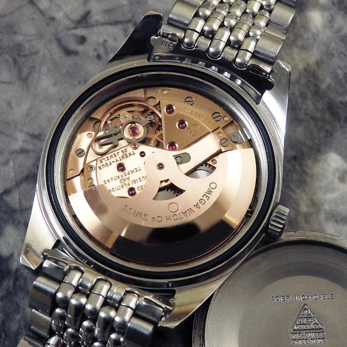 【激レア】オメガ シーマスタークロノメーター ref168.024 cal564 オメガ シーマスター クロノメーター 168.024 純正ブレス Cal.564 自動
