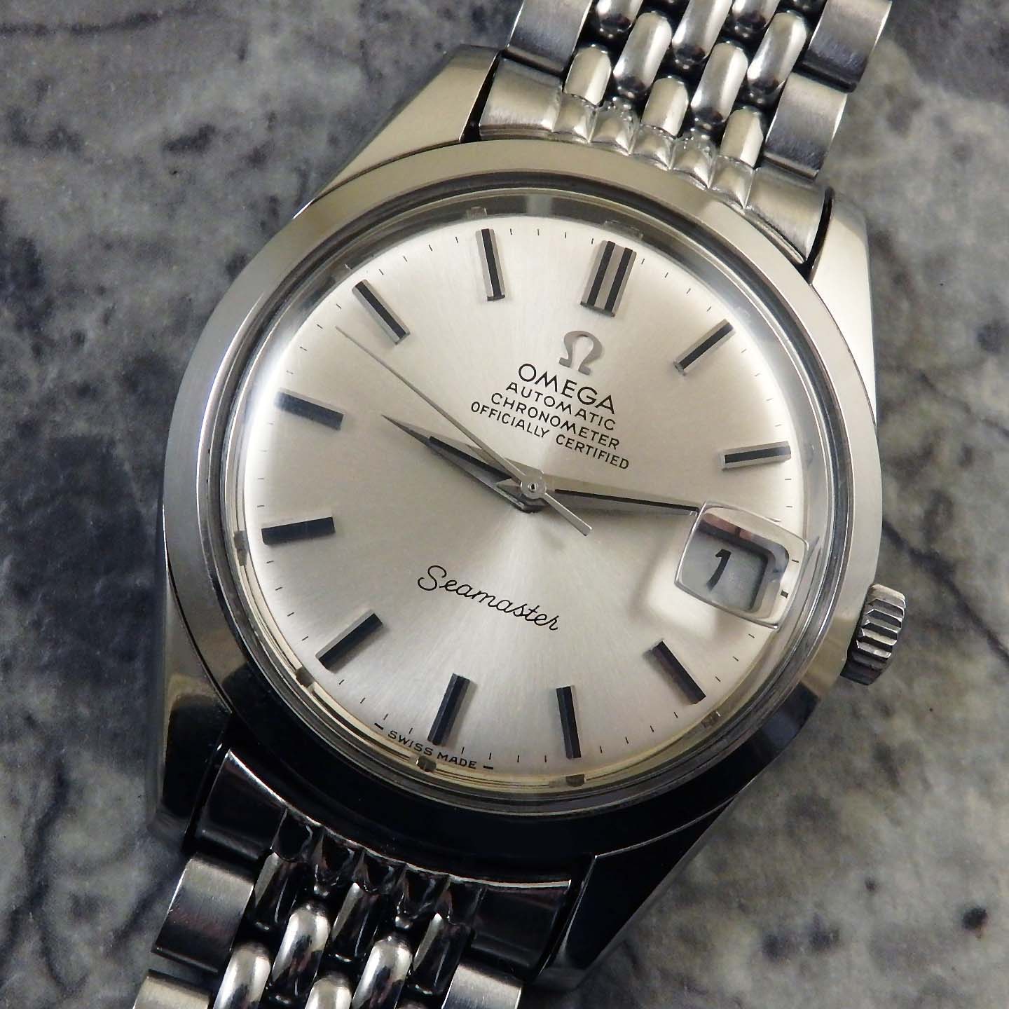 OMEGA(オメガ)SEAMASTER CHRONOMETER(シーマスタークロノメーター) Ref 168.024 オリジナルシルバー