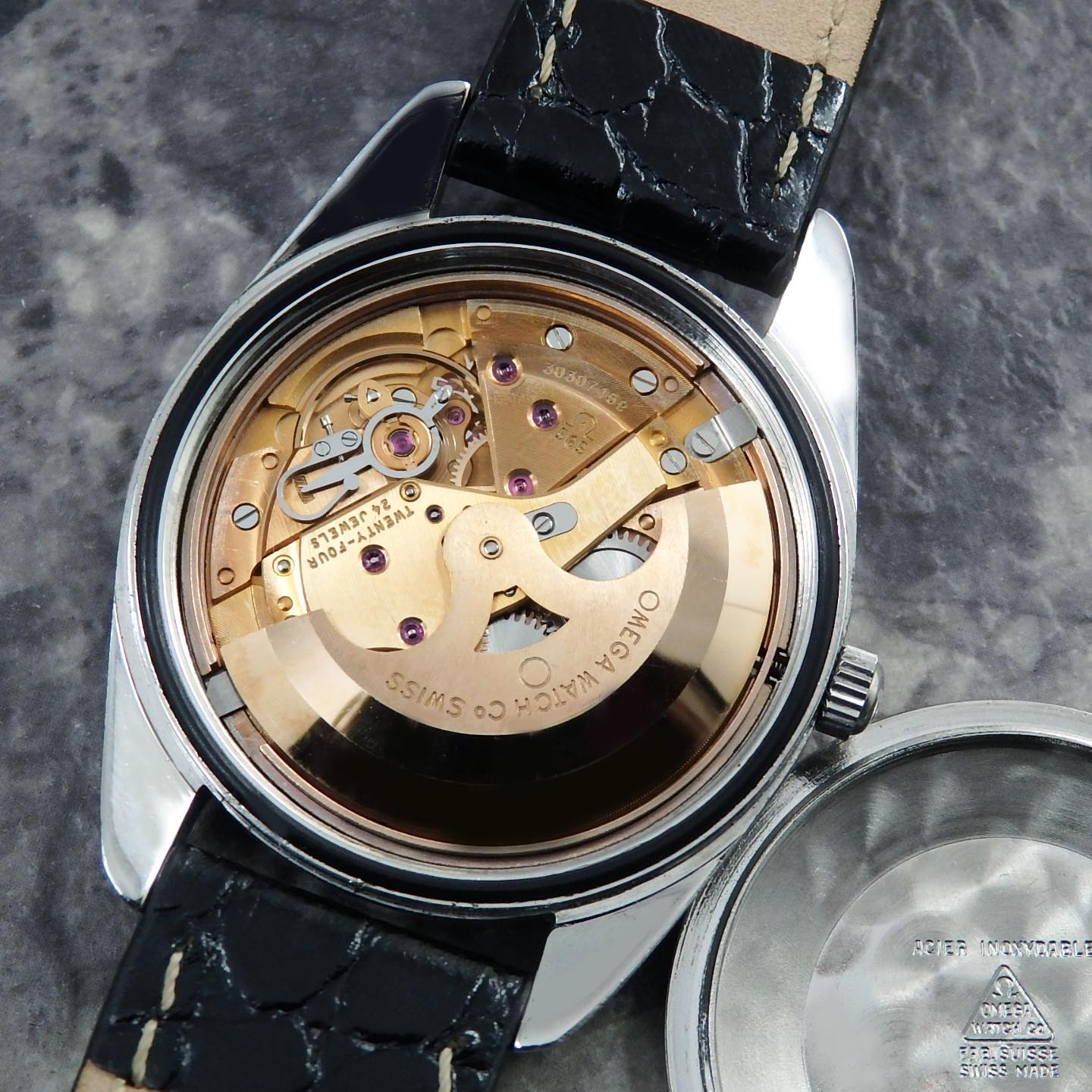オメガ シーマスター アンティーク 1970年 シルバーダイヤル 自動巻き