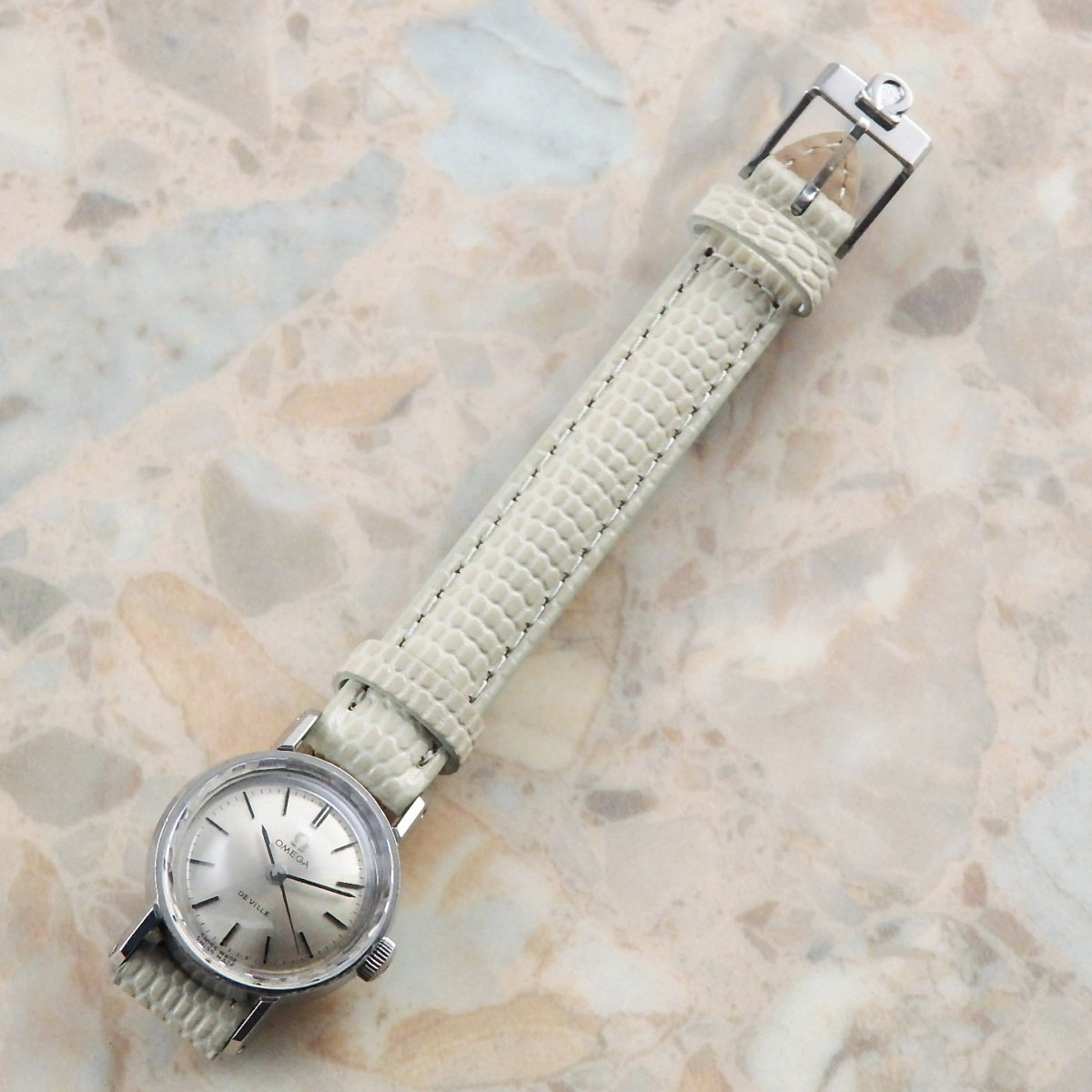 OMEGA 60'S Ladies Cut Glass オメガ レディース カットガラス