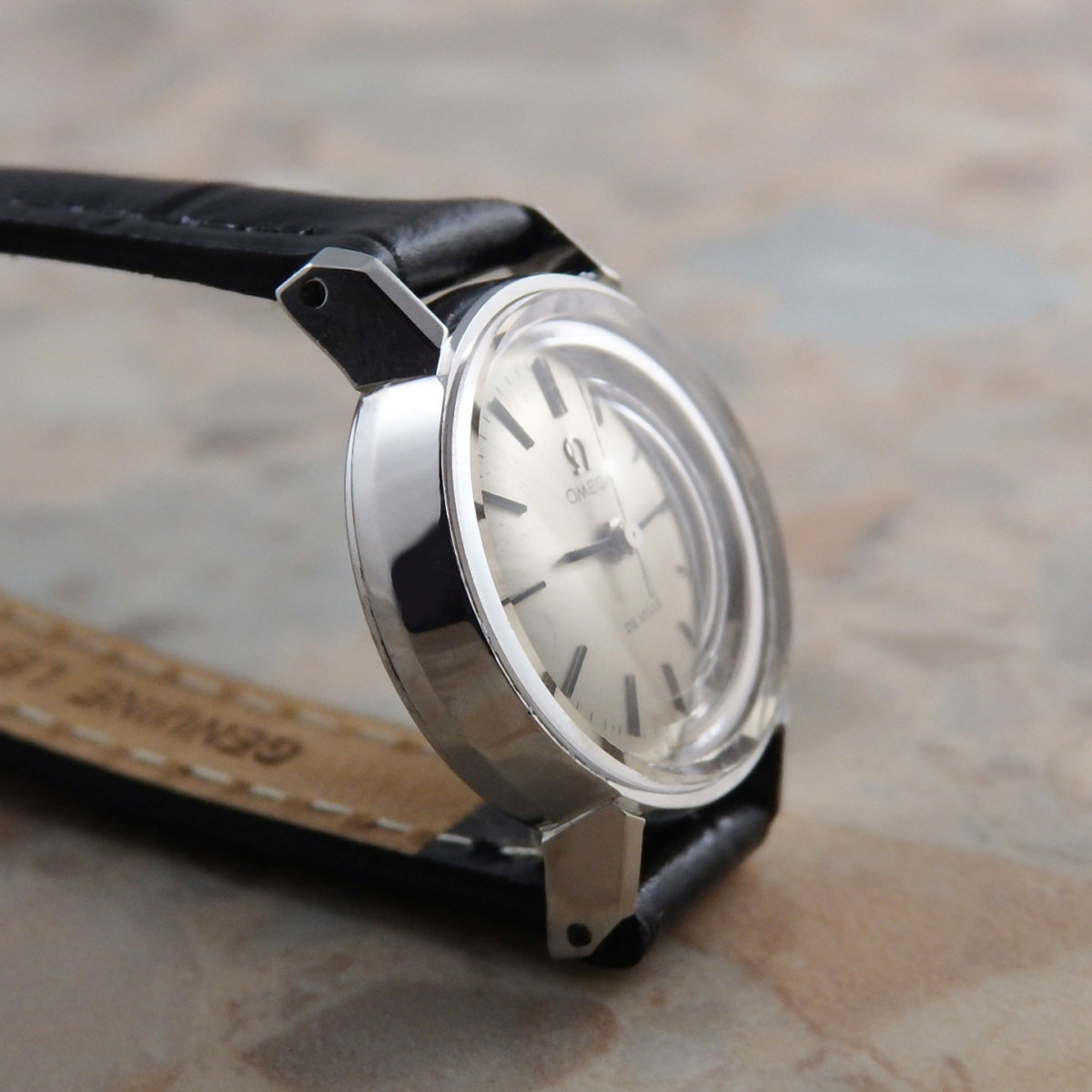 OMEGA 60'S Ladies Cut Glass オメガ レディース カットガラス