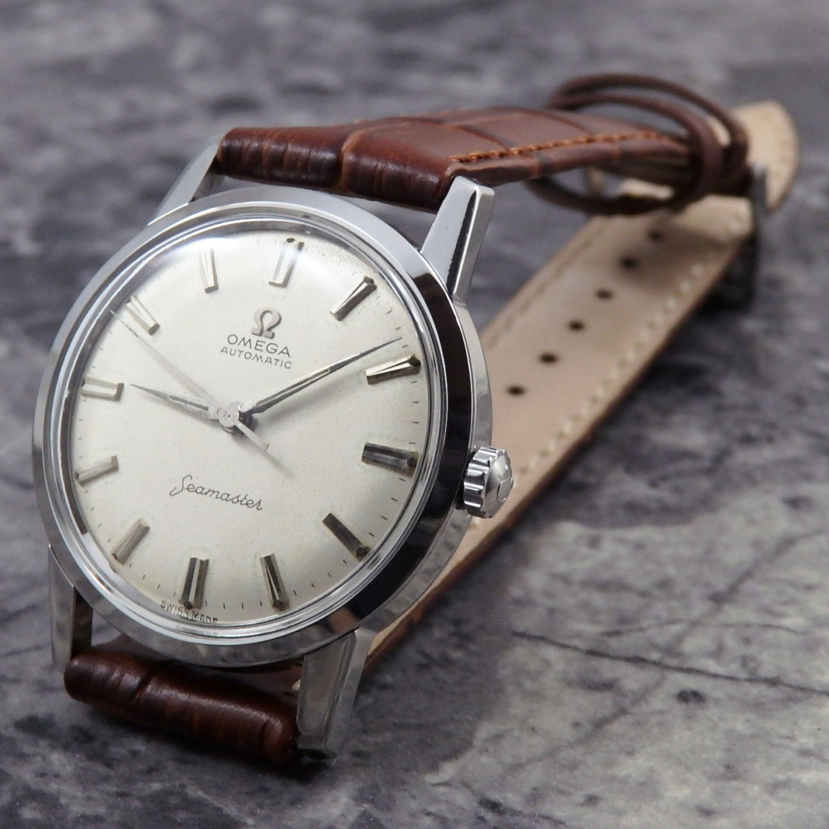 OMEGA 60's アンティーク 腕時計 Seamaster 希少 アルファハンド