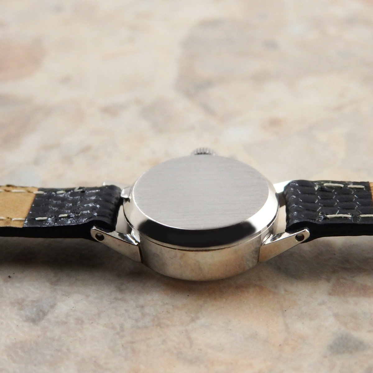 OMEGA レディース アンティーク カットガラス プラチナ Platinum