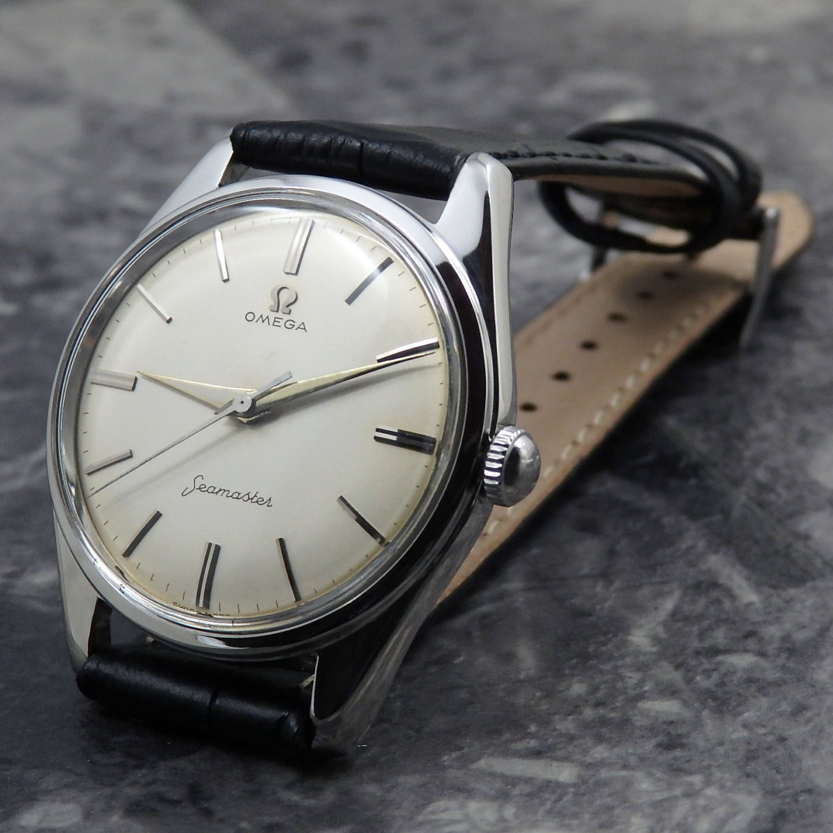 OMEGA シーマスター Ref.2996 ランチェロケース Cal.285 手巻き 1959年