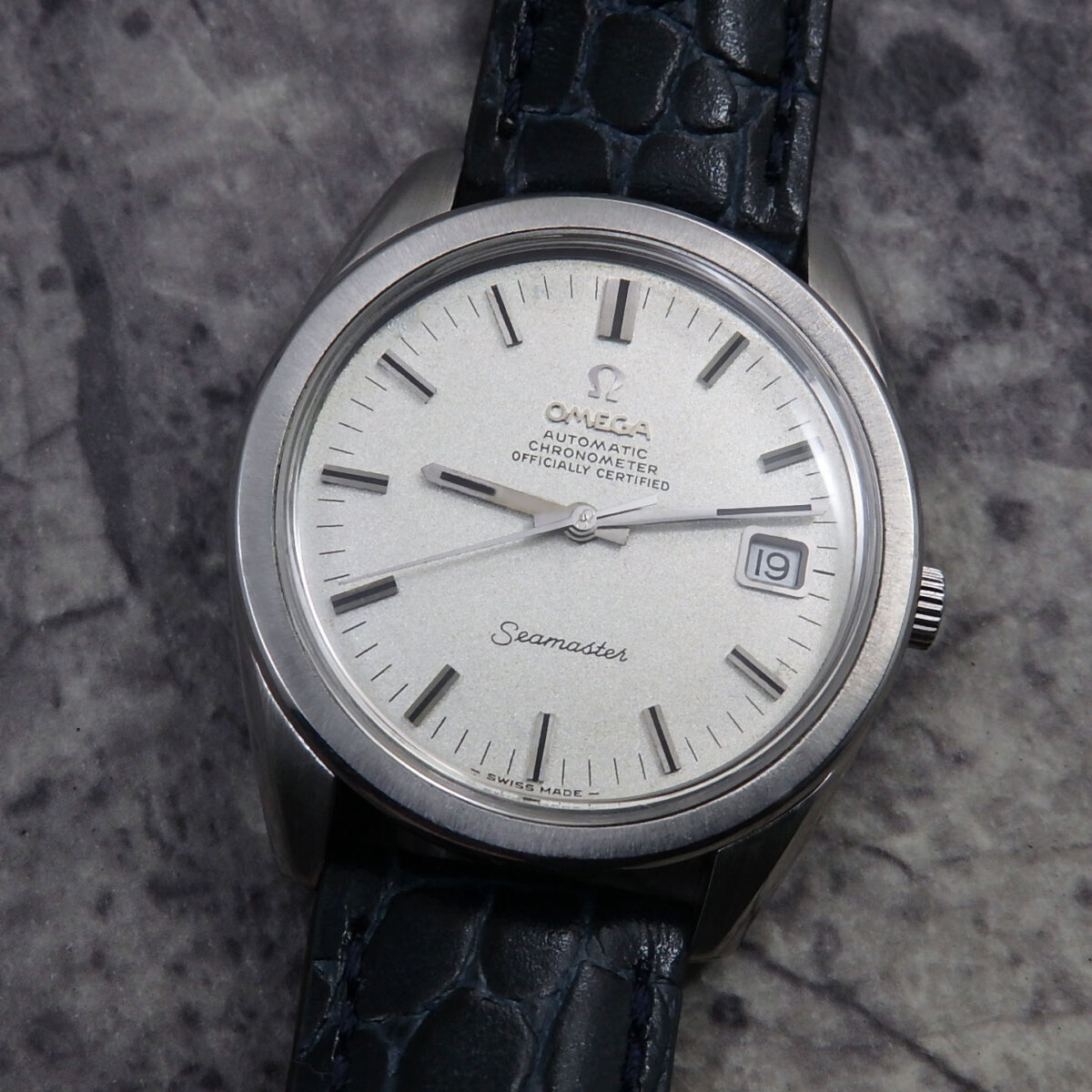 オメガ シーマスター クロノメーター SEAMASTER CHRONOMETER 梨地 Ref