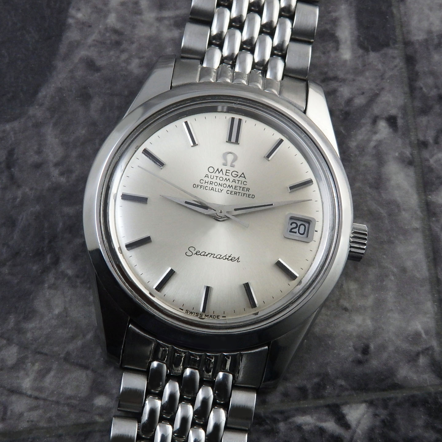 日本正規代理店 完動品70年代【OMEGA】SEMASTER AUTOMATI 166.0117 - 時計