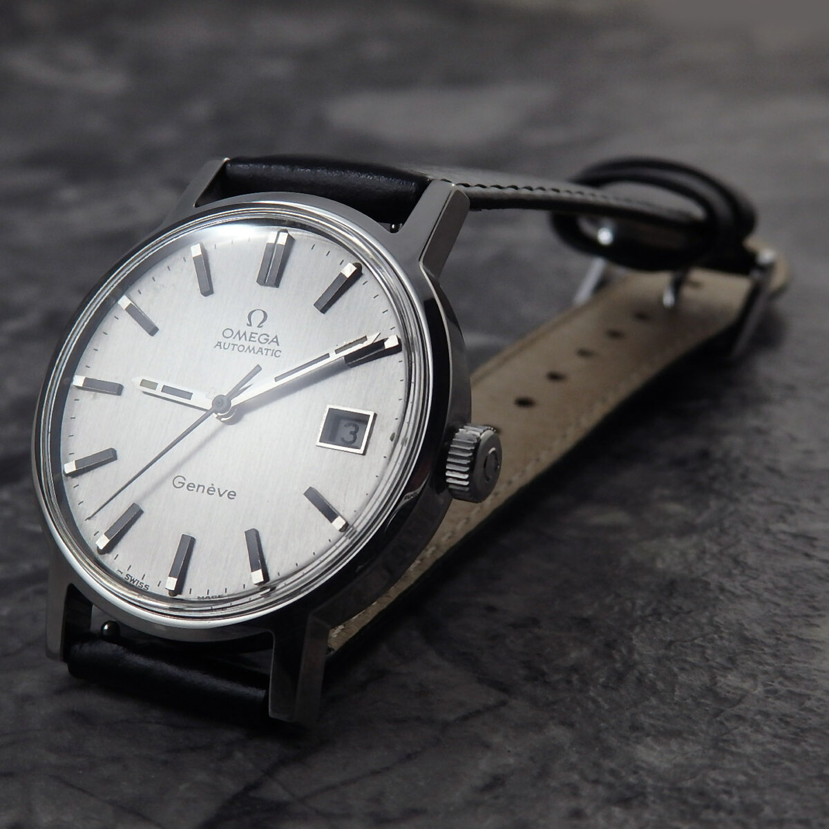 オメガ OMEGA ジュネーブ オートマティック アンティーク 1972年 シルバーダイヤル | アンティーク時計の販売ならアンティークウォッチライフ