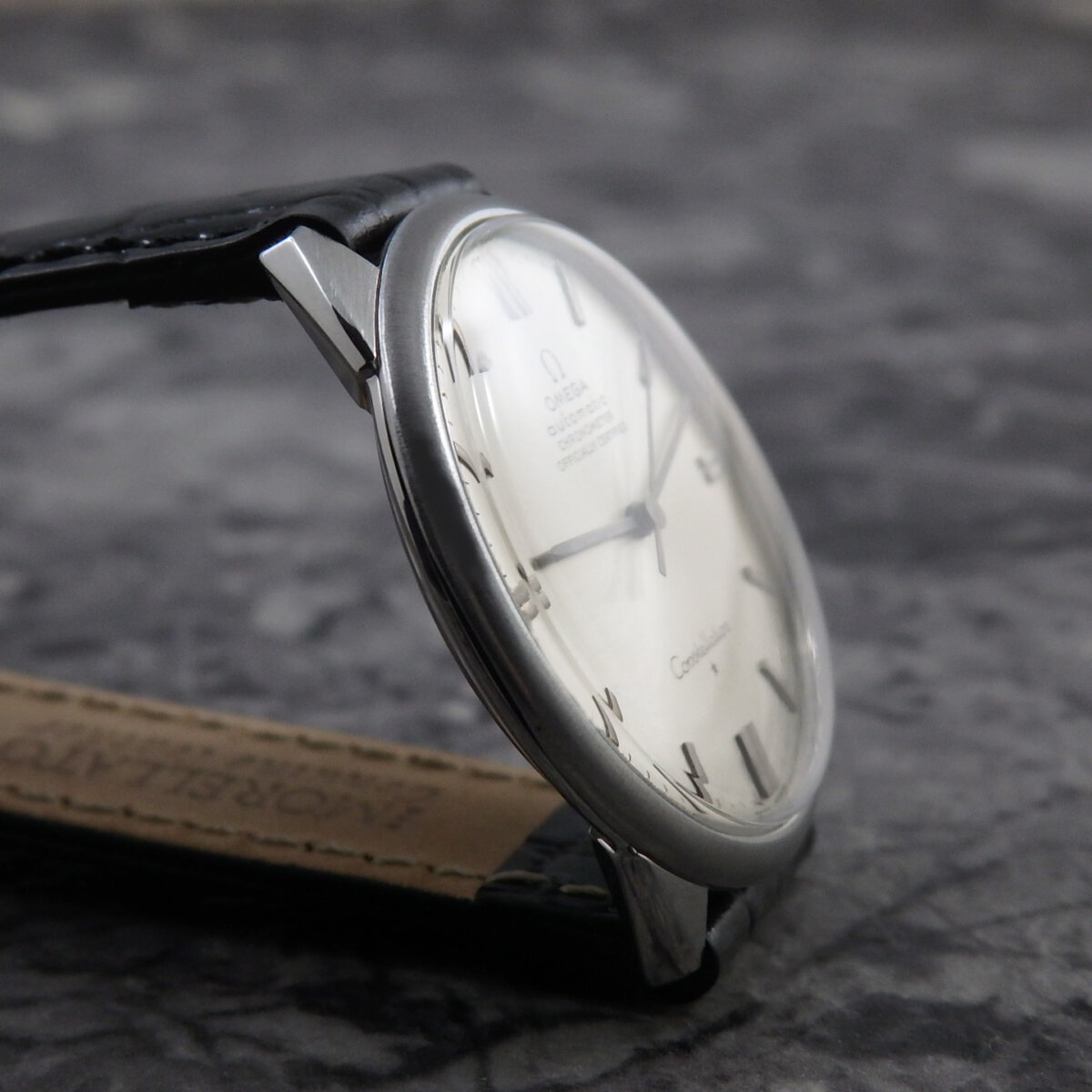 稼働品 OMEGA コンステレーション 腕時計 アンティークウォッチ オメガ/コンステレーションデイデイト/シルバーダイヤル/Cライン