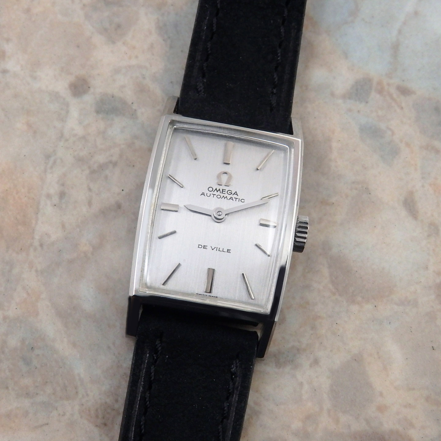 オメガ 60'S Ladies DE VILLE 希少 長角 1969年 昭和44年 OMEGA 自動 ...