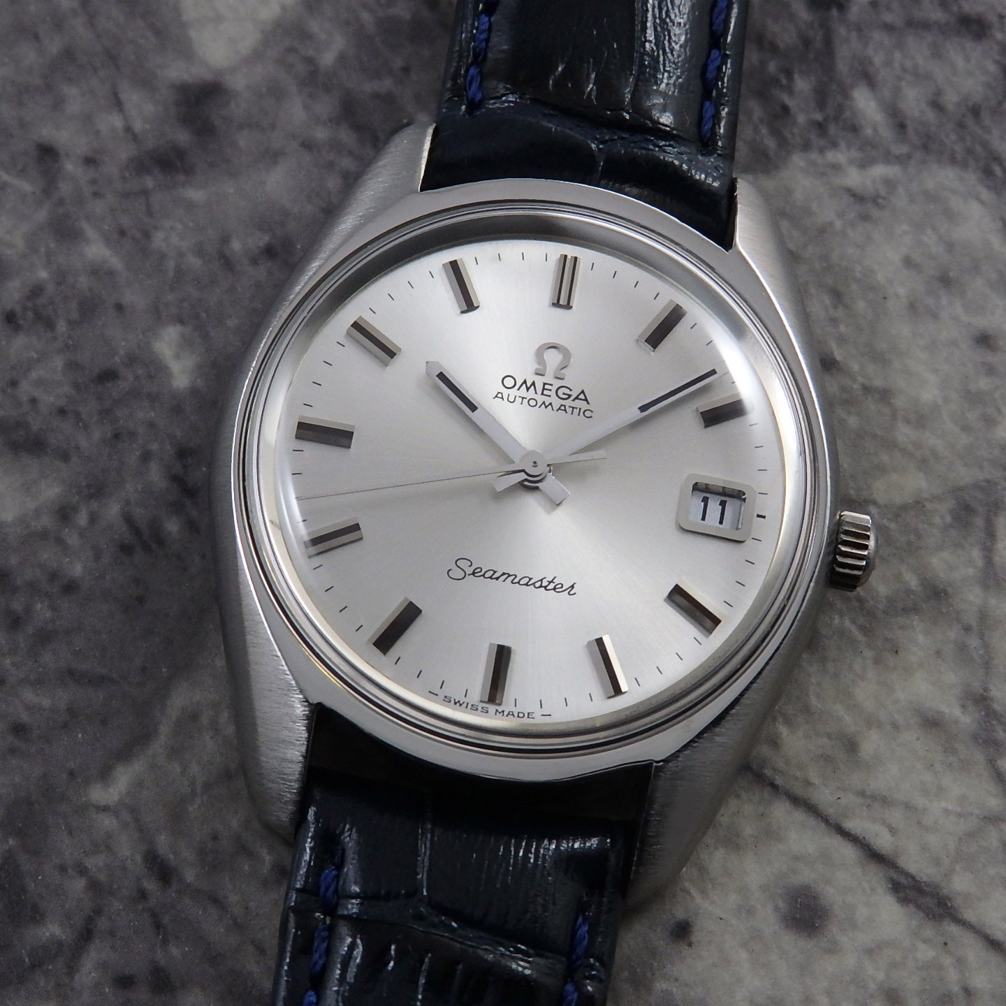 (654) 稼働美品 オメガ シーマスター 自動巻き 38mm 1970年製時計
