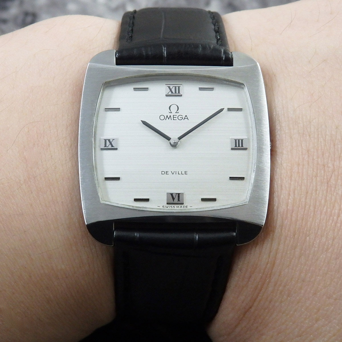 OMEGA 1970s アンティーク スクエアユニークインデックス 希少