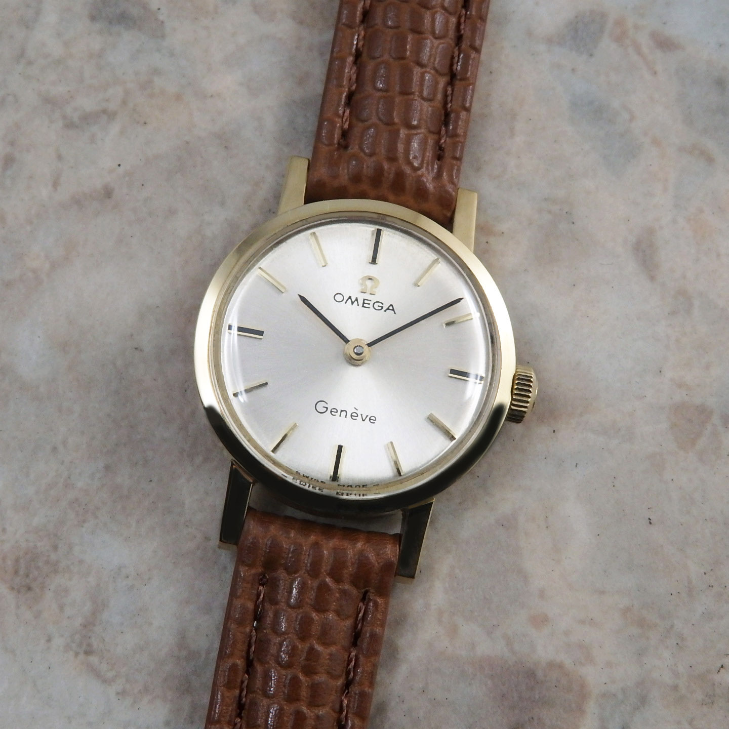 アンティーク 1920年代 オメガ Champ １８K彫金 レディース腕時計 - 時計