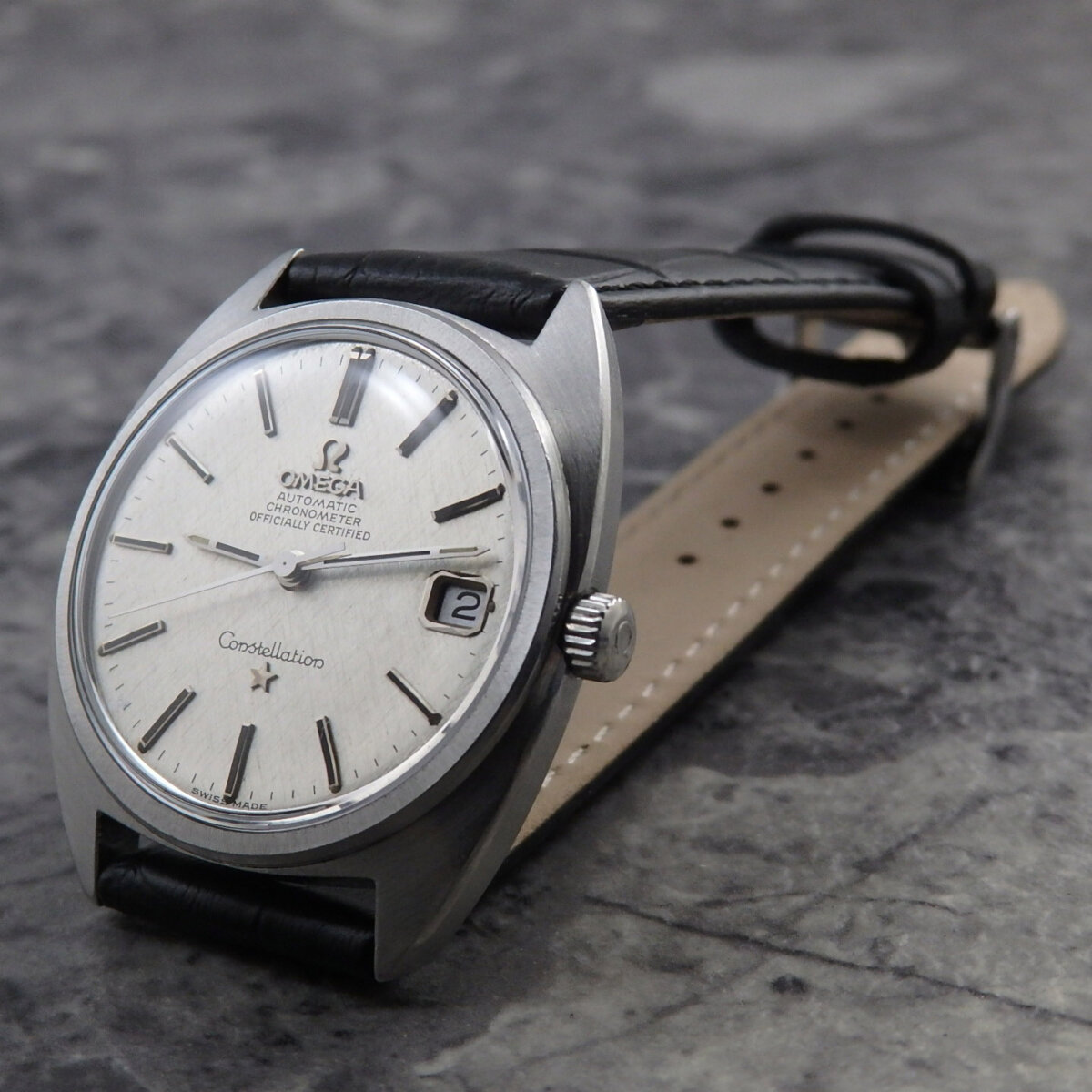 ⭐️美品⭐️ オメガ コンステレーション Cラインジェンタ前期型　絹目グレーダイヤル ⭐️美品⭐️ オメガ コンステレーション Cラインジェンタ前期型