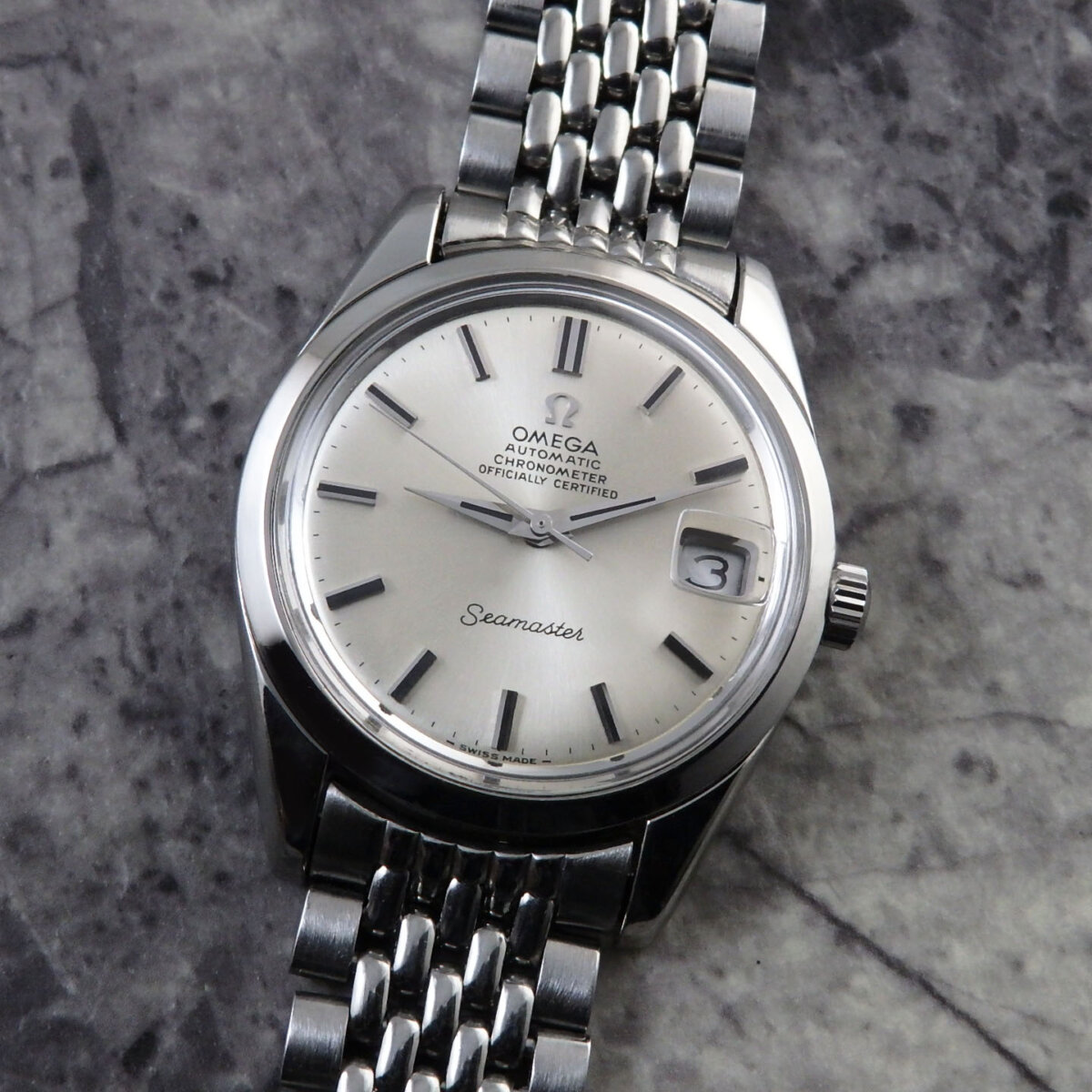 美品 OMEGA Seamaster クロノメーター 自動巻き オメガ シーマスタークロノメーター 希少ノンデイト 1967年製 Ref