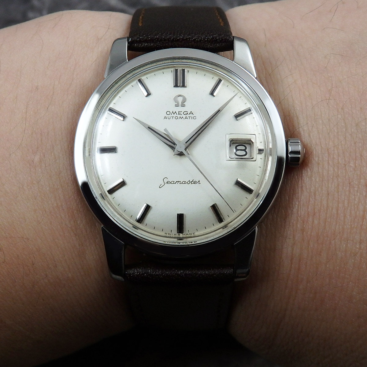 オメガ SEAMASTER オリジナル ダイヤル 希少 ビッグケース Ref