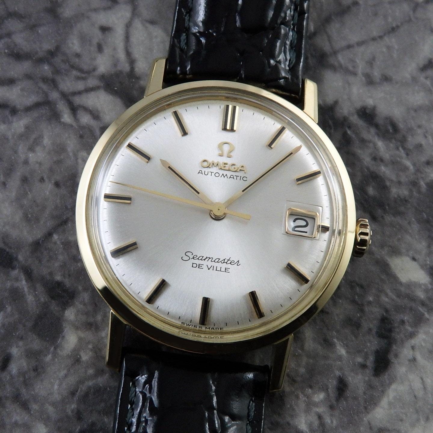 1960's オメガ シーマスター アンティーク 自動巻 18KYG 金無垢 YG イエローゴールド OMEGA ヴィンテージ 腕時計 | アンティーク 時計の販売ならアンティークウォッチライフ