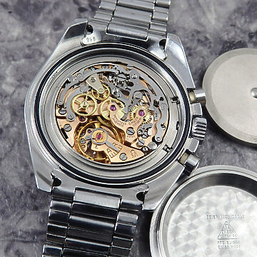 オメガ スピードマスター 希少 CB case Ref.105.012 1967年製 キャタピラブレス ムーブメント