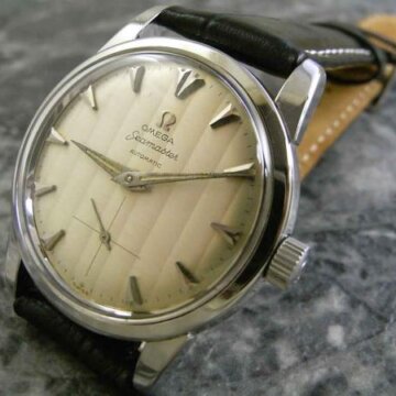オメガ・OMEGA シーマスター タペストリー文字盤 アンティーク スモセコ 希少 正面全体