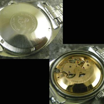 オメガ シーマスター 120 アンティーク 希少 オリジナルブレス 背面