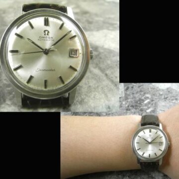 オメガ・OMEGA シーマスター REF.166.003 シルバーダイヤル 1970年 背面