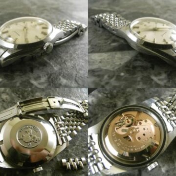 オメガ・OMEGA シーマスター ヴィンテージ 自動巻き REF.14710-1 1959年 ブレス付 側面 リューズ