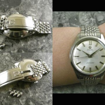 オメガ・OMEGA シーマスター ヴィンテージ 自動巻き REF.14710-1 1959年 ブレス付 背面