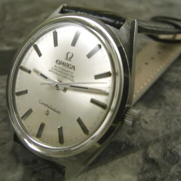 オメガ・OMEGA コンステレーション クロノメーター アンティーク 天文台メダリオン 1968年 正面全体