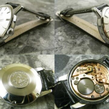 オメガ OMEGA シーマスター 30mm キャリバー クロスライン 1960年 側面 リューズ