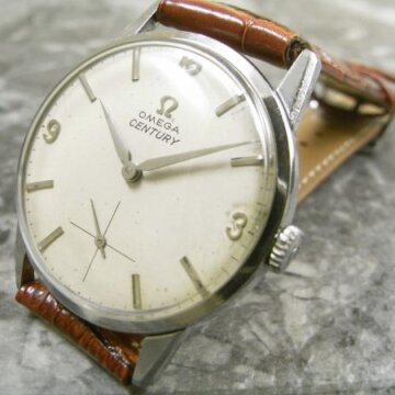 オメガ・OMEGA センチュリー・CENTURY 希少 30mmキャリバー 3.9.12 スモセコ 1959年 正面全体