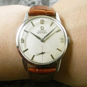 オメガ・OMEGA センチュリー・CENTURY 希少 30mmキャリバー 3.9.12 スモセコ 1959年 背面