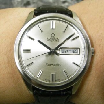オメガ・OMEGA シーマスター 希少 レコード仕上げダイアル Ref.166-032 1967年 背面