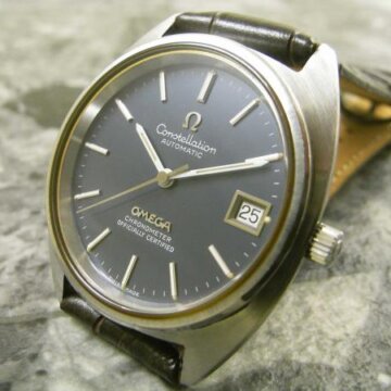 OMEGA・オメガ  コンステレーション Cライン 稀少 ブルーダイアル 正面全体