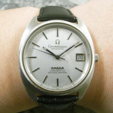 OMEGA・オメガ コンステレーション Cライン REF.168.0056 シルバーダイアル 背面