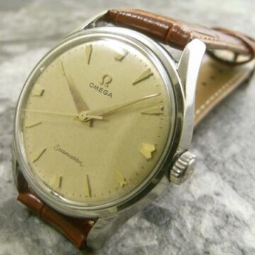 オメガ OMEGA 30mm キャリバー シーマスター 希少 ツイストラグ 正面全体