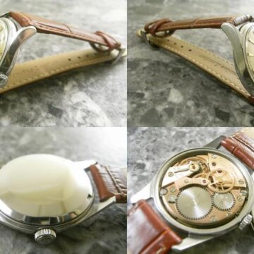 オメガ OMEGA 30mm キャリバー シーマスター 希少 ツイストラグ 側面 リューズ