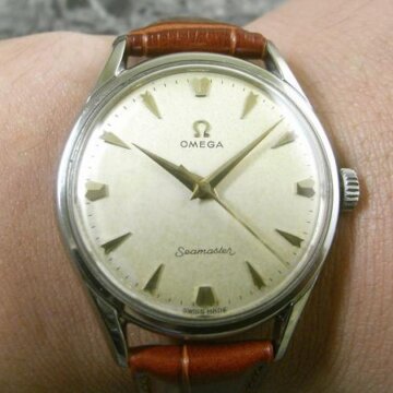 オメガ OMEGA 30mm キャリバー シーマスター 希少 ツイストラグ 背面