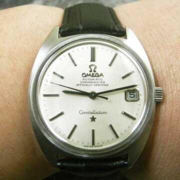 OMEGA・オメガ Constellation・コンステレーション ジェラルド・ジェンタデザイン Cライン 背面