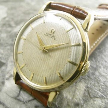オメガ・OMEGA アンティーク ラウンド メンズ 正面全体