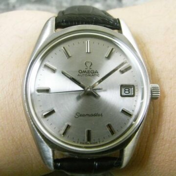 アンティーク オメガ OMEGA  シーマスター 希少 レコード仕上げダイアル 背面