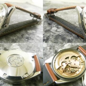 オメガ・OMEGA シーマスター レコード仕上げダイアル 希少 Ref.166.032 側面 リューズ