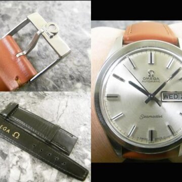 オメガ・OMEGA シーマスター レコード仕上げダイアル 希少 Ref.166.032 背面