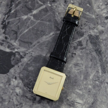 ピアジェ プロトコール YG 18K イエローゴールド 8154N 背面 ベルト