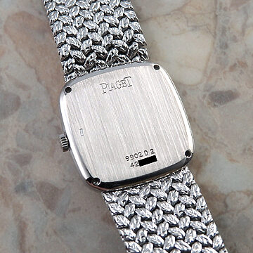 PIAGET レディース VINTAGE ホワイトゴールド製 ダイヤモンドウォッチ ムーブメント