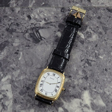 PIAGET ピアジェ Bark Finish 18K Gold Ref.9251 VINTAGE 正面全体
